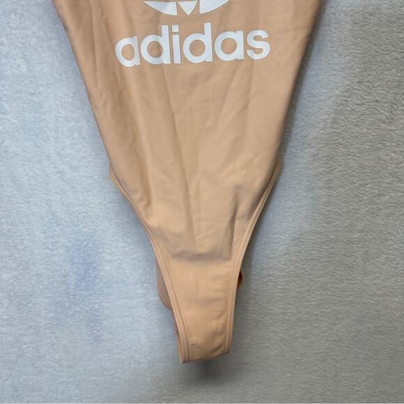 Adidas Swim Trefoil Light Pink Sleeveless One Piece Swimsuit Size S - Picture 4 of 12
